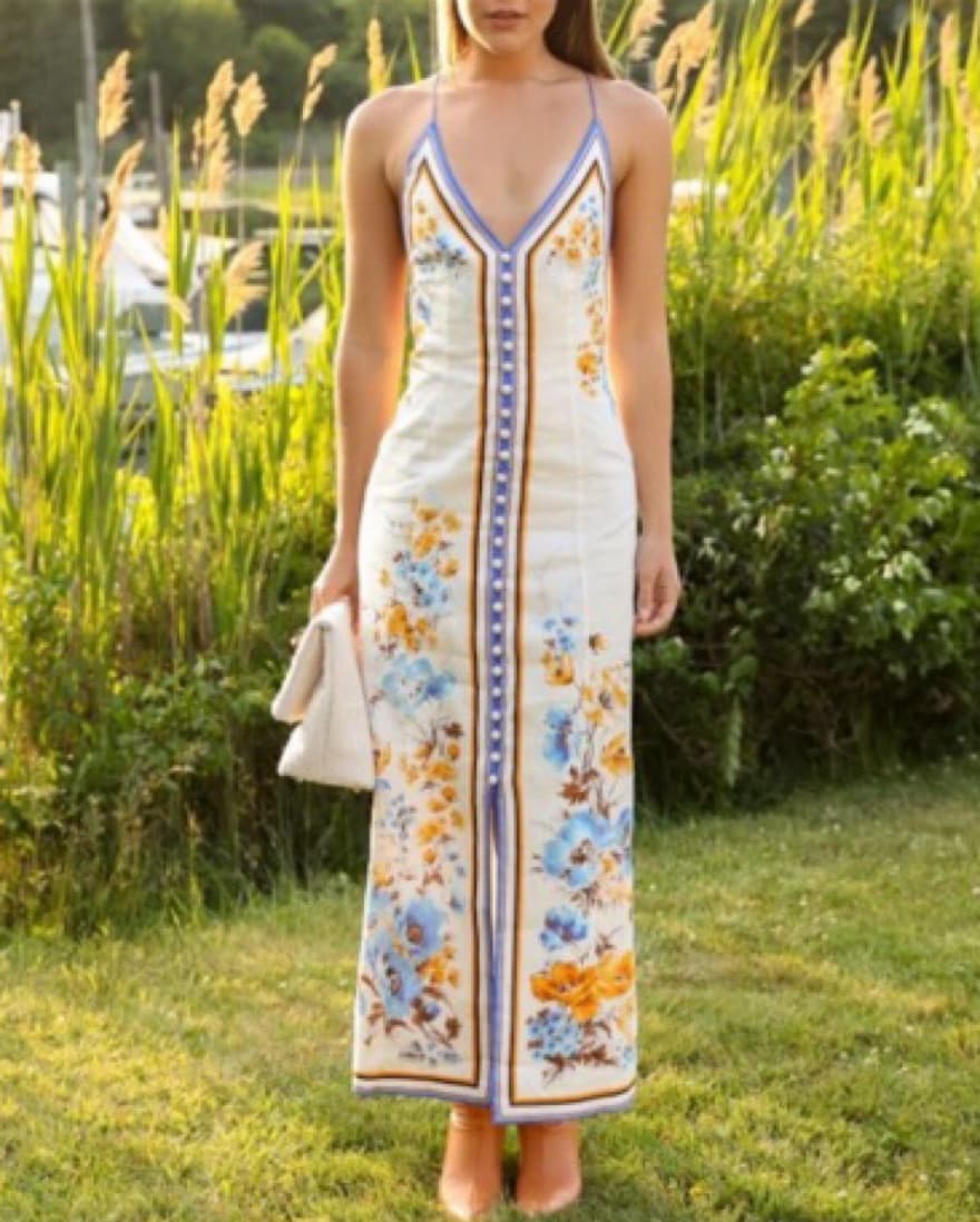 Zimmermann Halcyon Midi Dress - Image 1