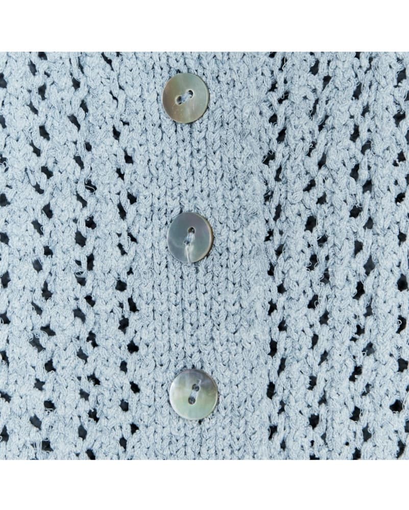 Zara Blue Knit Top  - Image 3