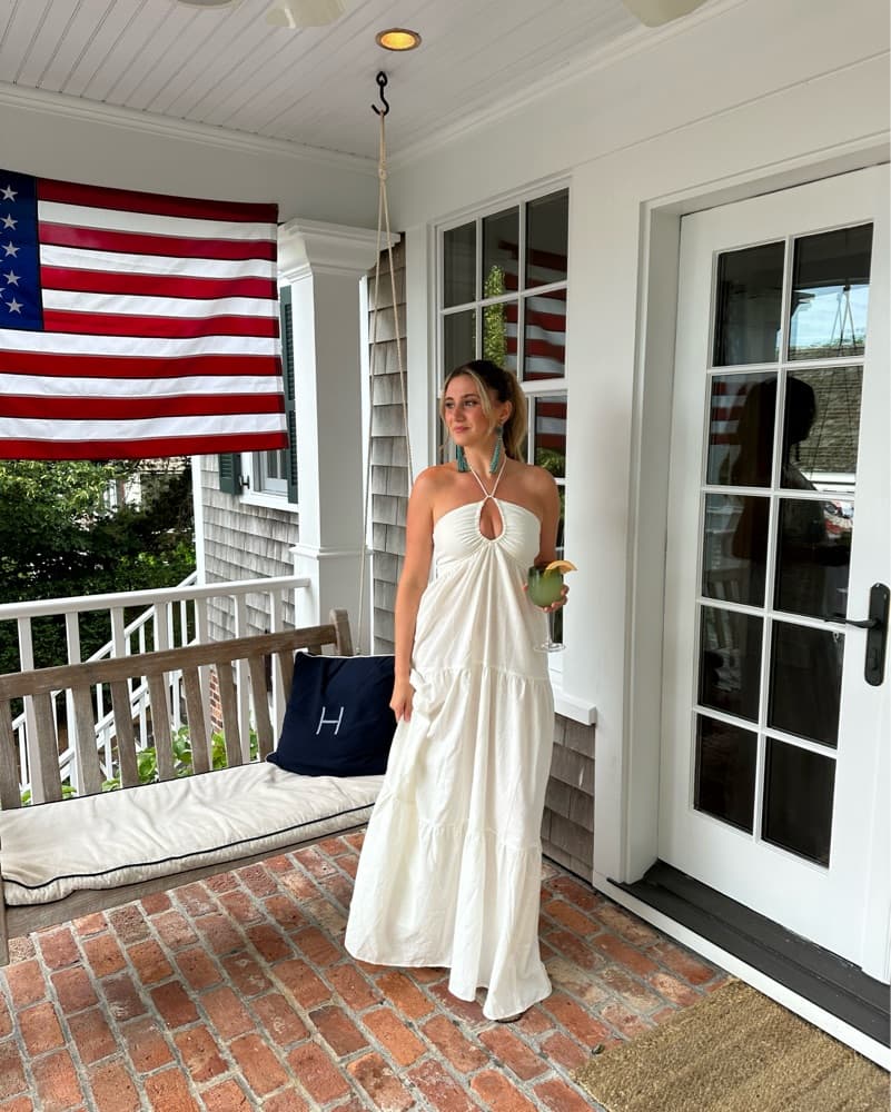 Breezy Halter Maxi Dress - Image 1