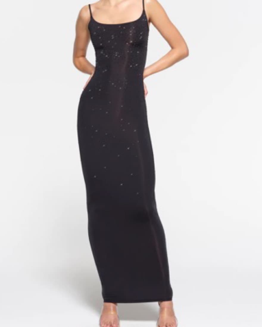 Swarovski x Skims Sheer Cami Long Dress - Image 3