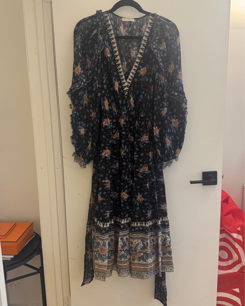 Ulla Johnson Floral Midi Dress - Image 2