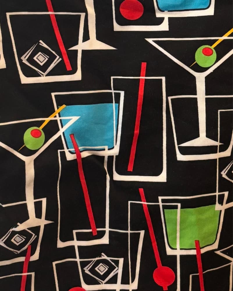 Vinteage Abstract Art Cocktail Dress - Image 2