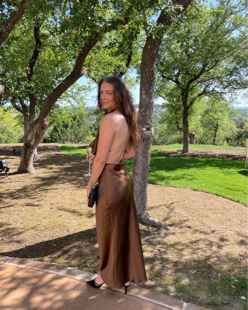 Brown Formal Dress - Image 1