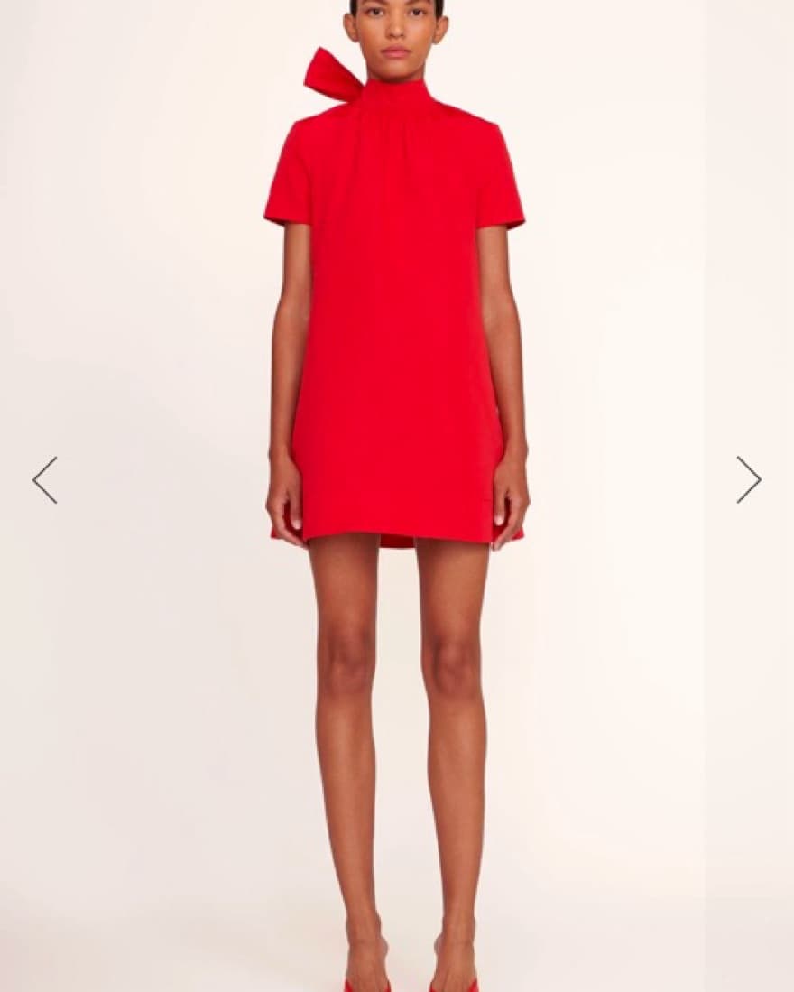 STAUD MINI ILANA DRESS POINSETTIA - Image 2