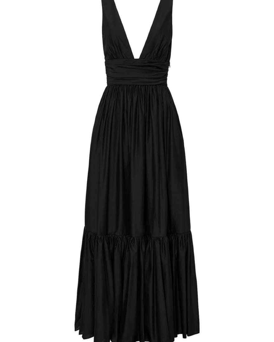 Matteau Black Maxi Dress - Image 3