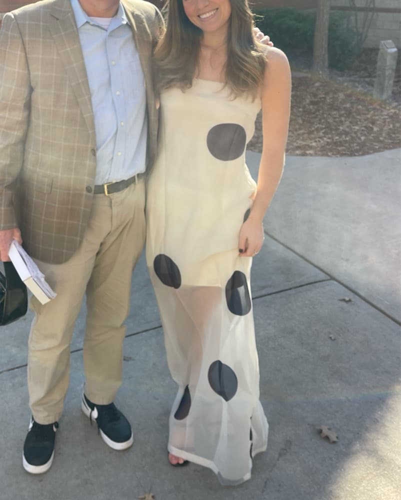 Coco And Lola Polka Dot Dress Sheer - Image 2