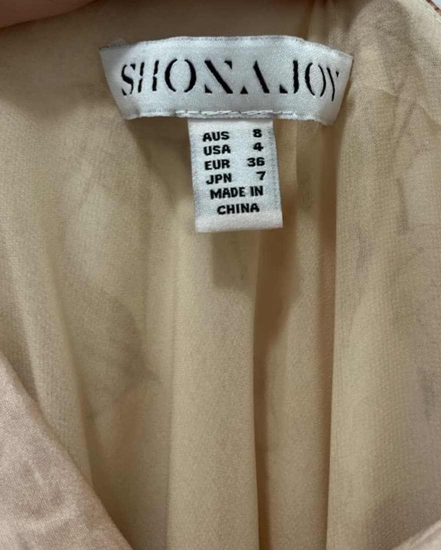 Shona Joy Champagne Ines Slip Dress - Image 6