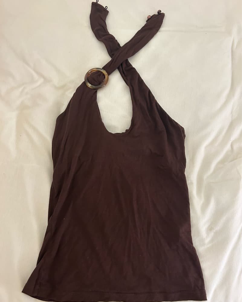 Brown Princess Polly Top - Image 2