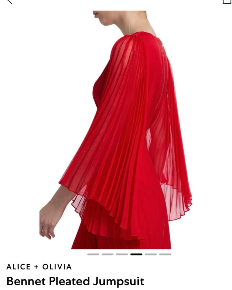 Alice + Olivia Bennett Pleated Jumpsuit  - Image 2