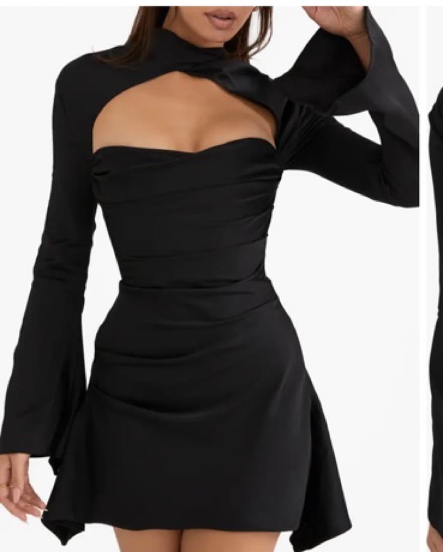 House Of CB Black Toira Dress - Image 1