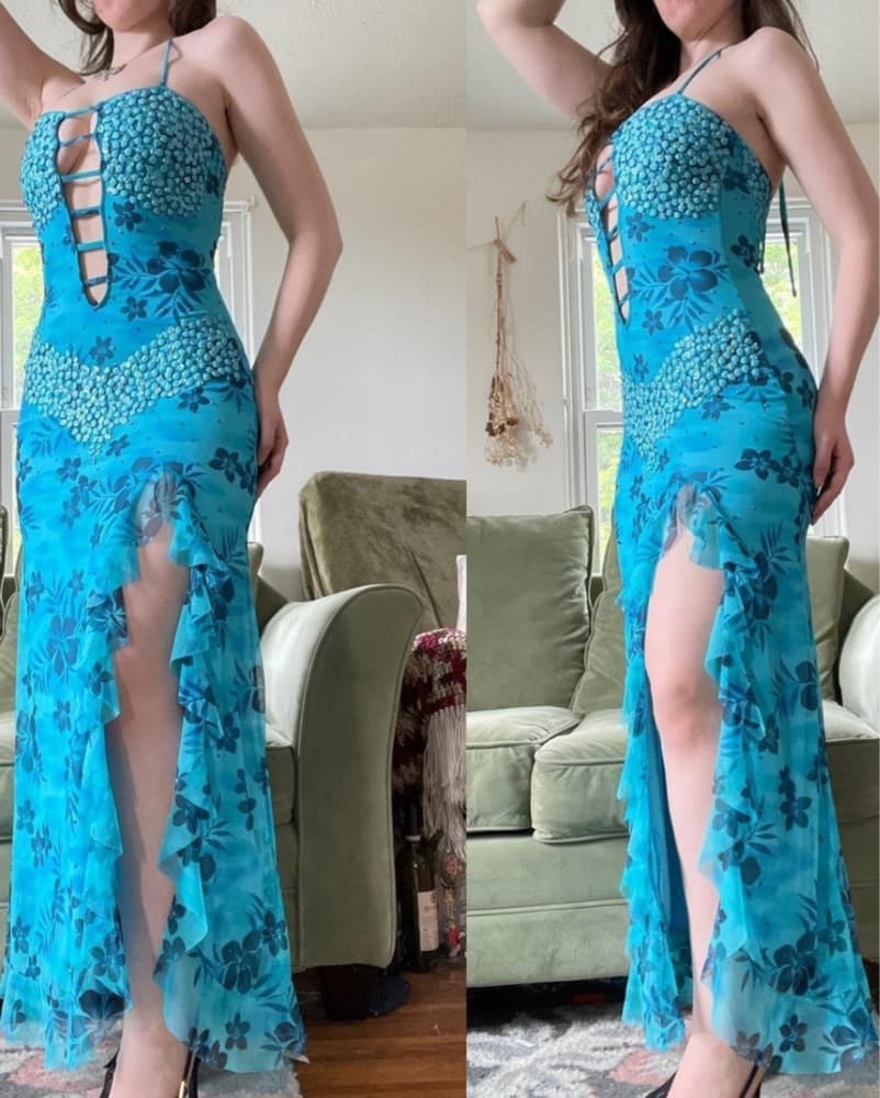 Blue Vintage Ema Savahl Dress  - Image 2