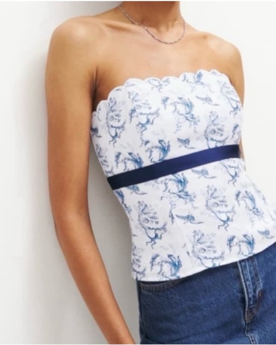 Reformation Evelyn linen top - Image 1