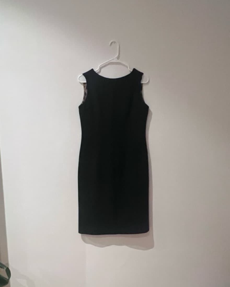 Dolce Black Wool Dress - Image 3