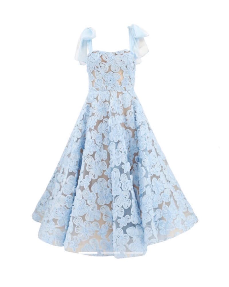 Bronx and Banco Blue Midi Dress - Image 3