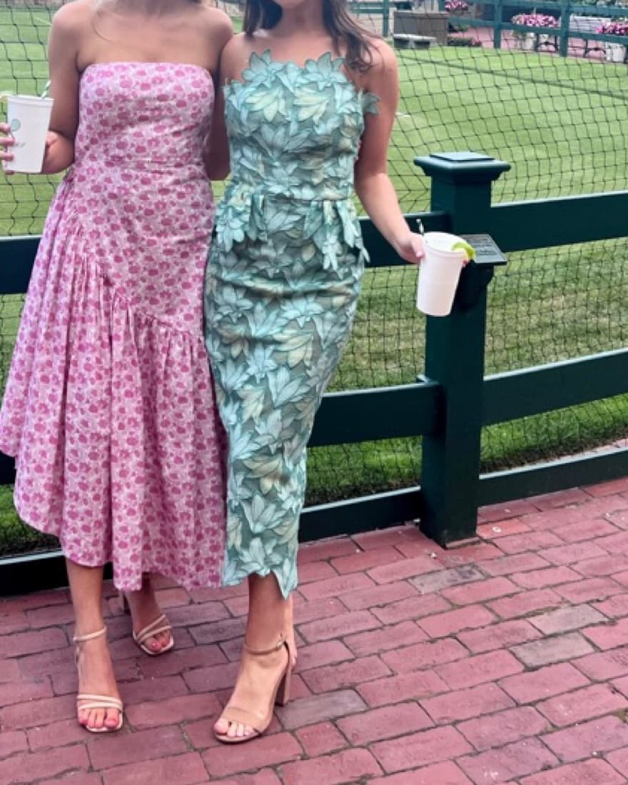 Elliatt Vinyles Dress Mint - Image 1
