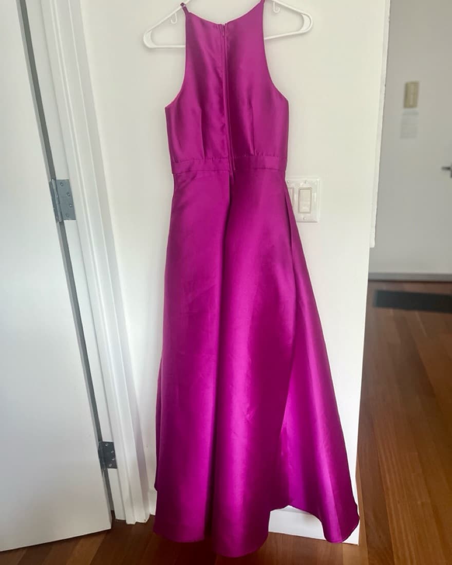 Magenta High Low Dress - Image 2