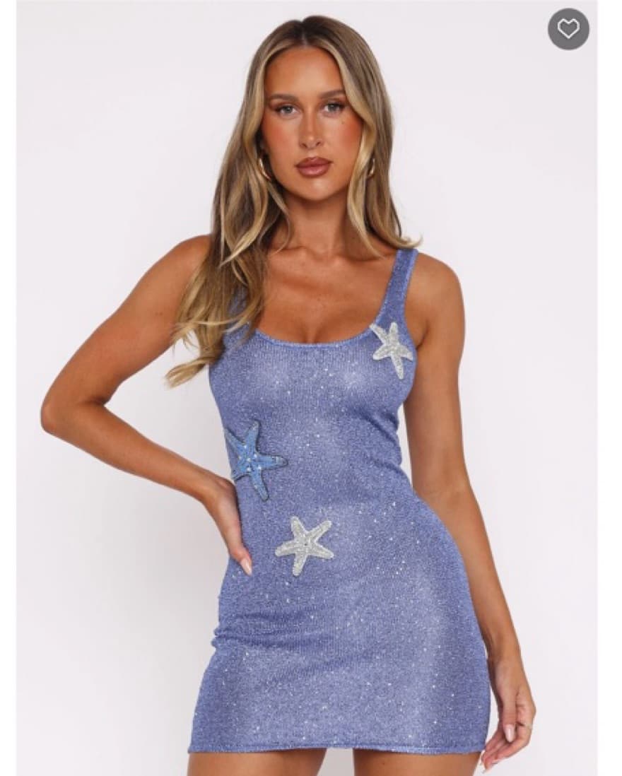 Sparkling Blue Sequin Mini Dress - Image 2