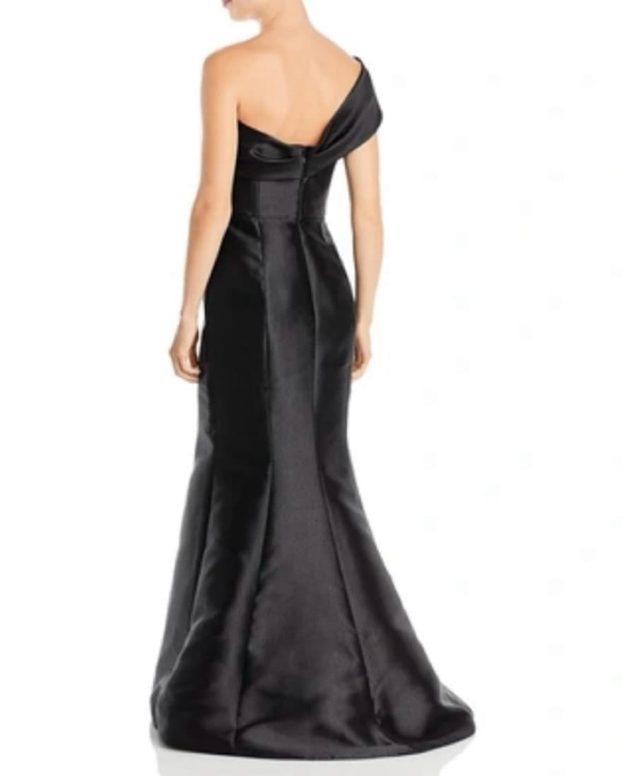 Amsale One Shoulder Fold Over Gown - Image 2