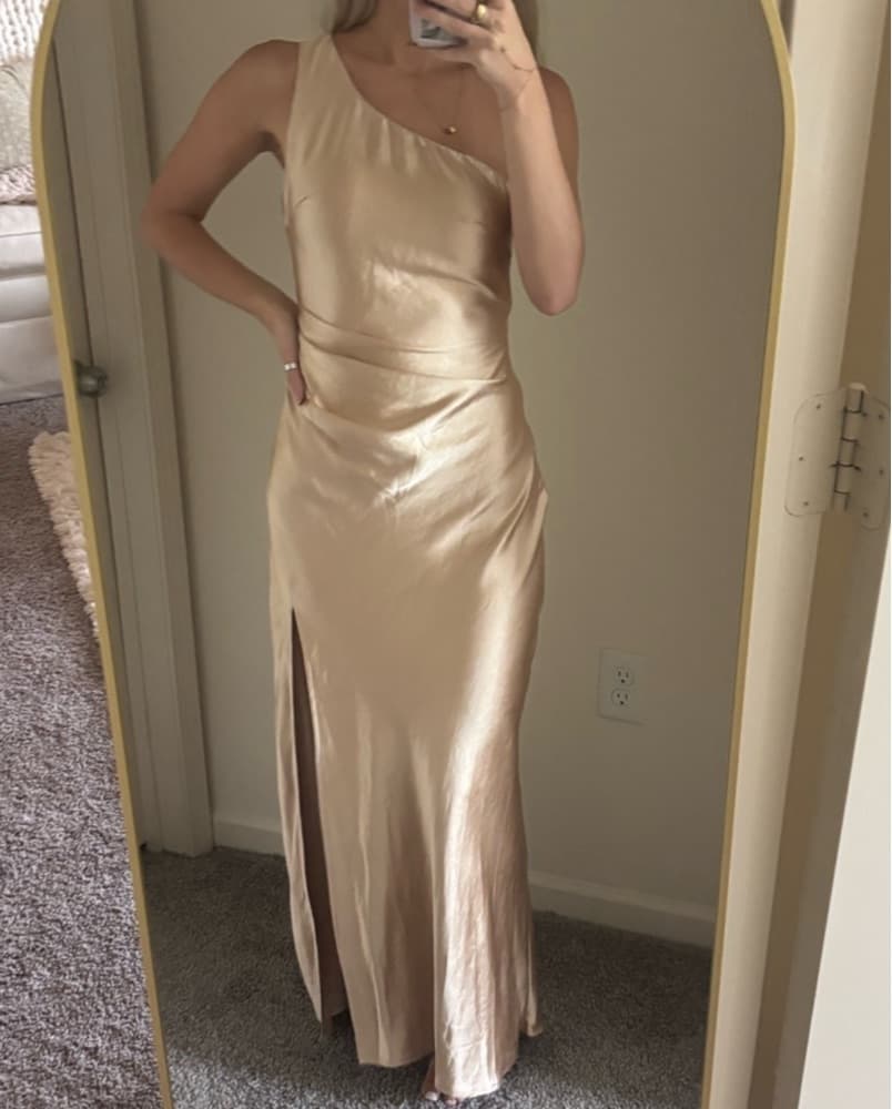 Hello Molly Champagne Dress - Image 3