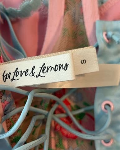 For Love And Lemons Floral Corset - Image 3