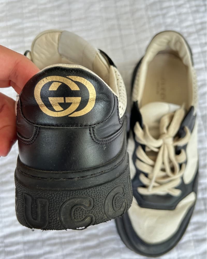 Gucci Leather Sneakers - Image 4
