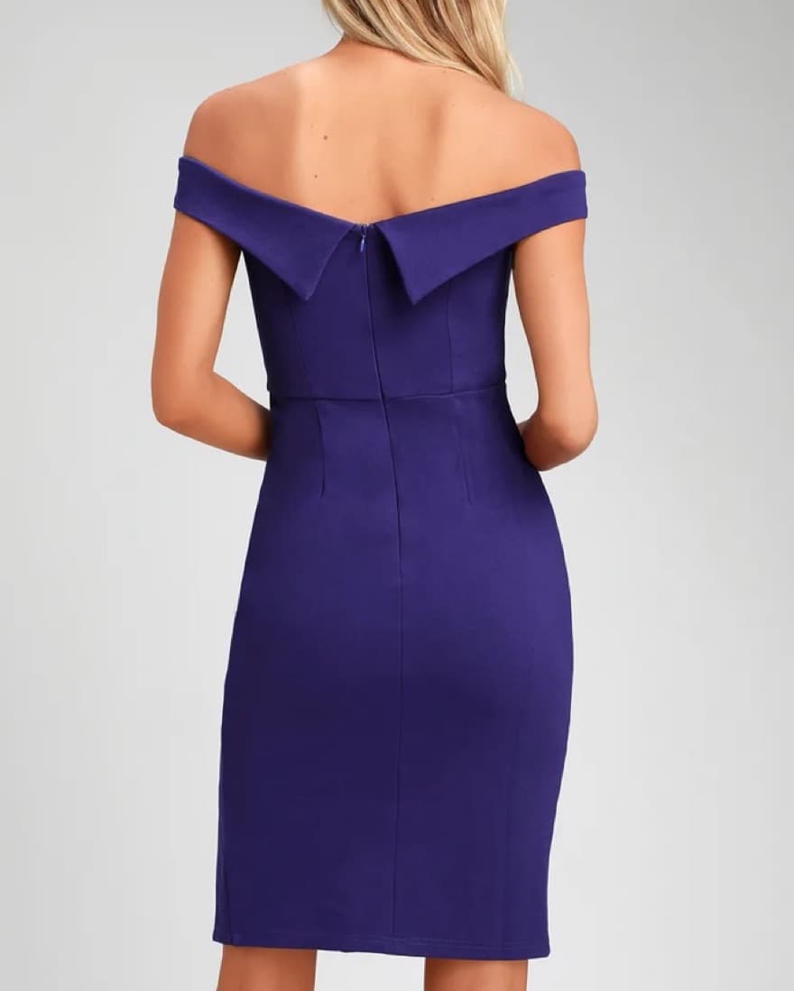 Lulus Off The Shoulder Sweetheart Dress - Image 4