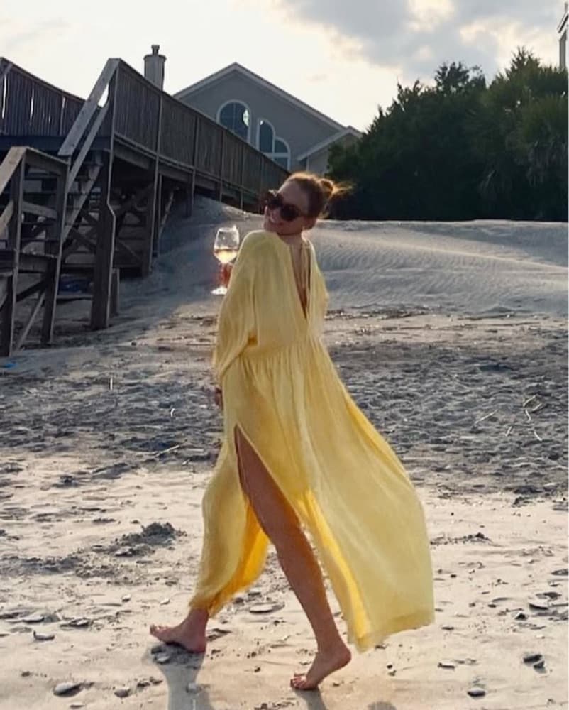 Yellow Beach Dress - Image 2