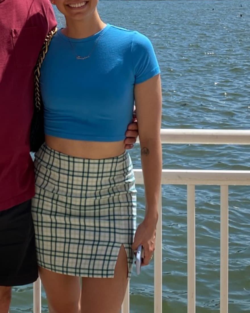 Plaid Mini Skirt - Image 2