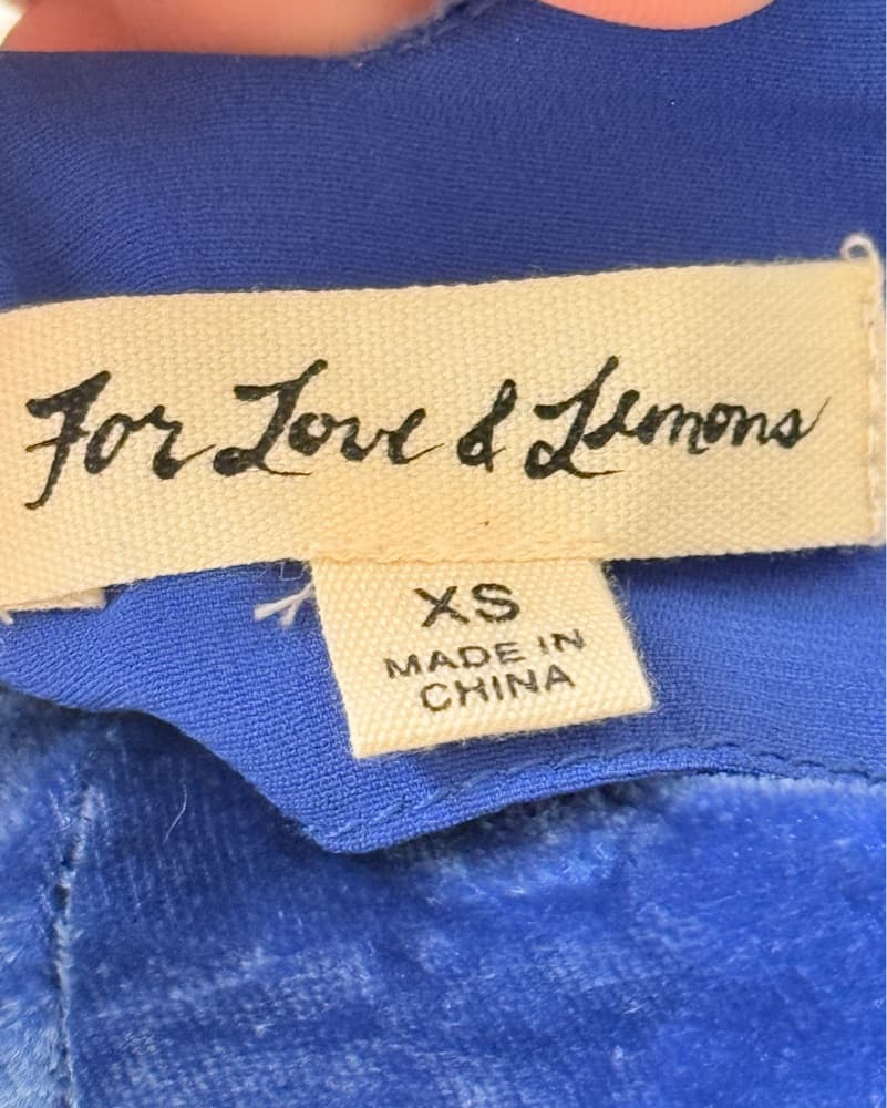 For Love and Lemons Blue Maxi Dress - Image 3