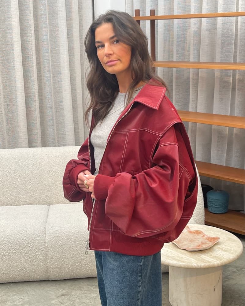 The Room Antwerp Red Jacket - Image 3