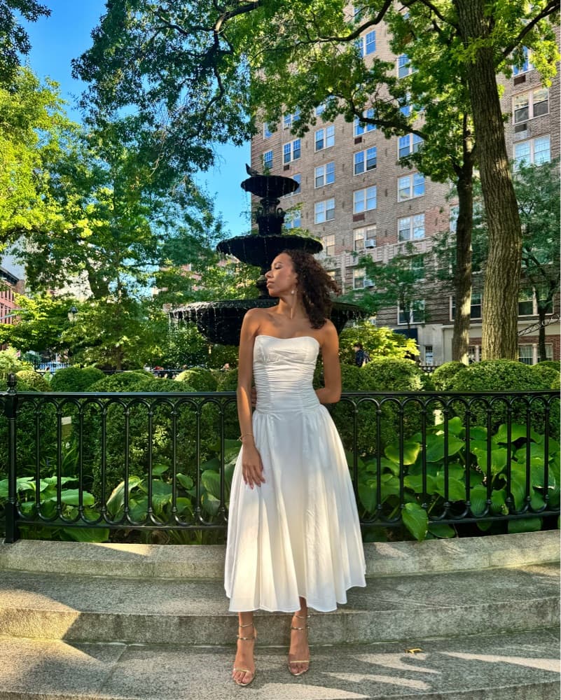 House Of CB White Tube Dress  - Image 1