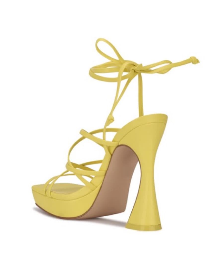Nine West -Yellow Platform Heel - Image 1