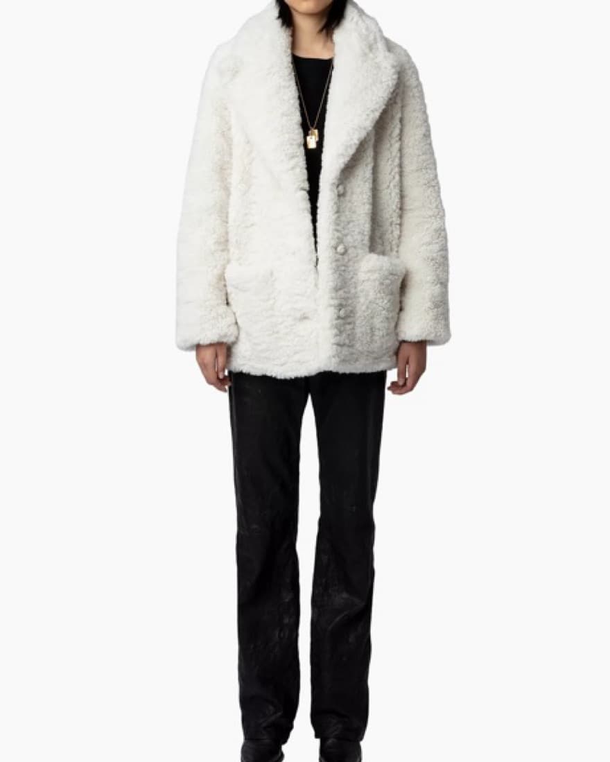 Zadig & Voltaire Faux Fur Coat - Image 1
