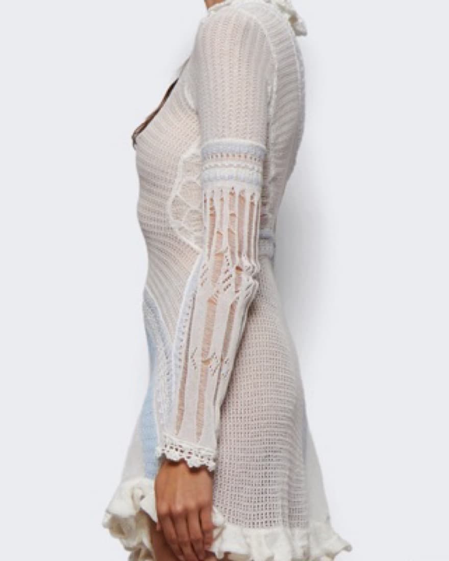 Roberta Einer ALI MINI DRESS - WHITE  - Image 4