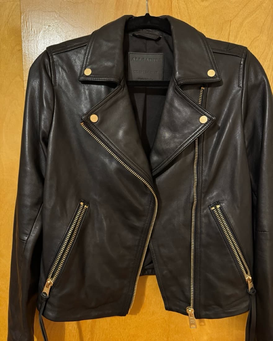 Allsaints Dalby Leather Jacket - Image 4