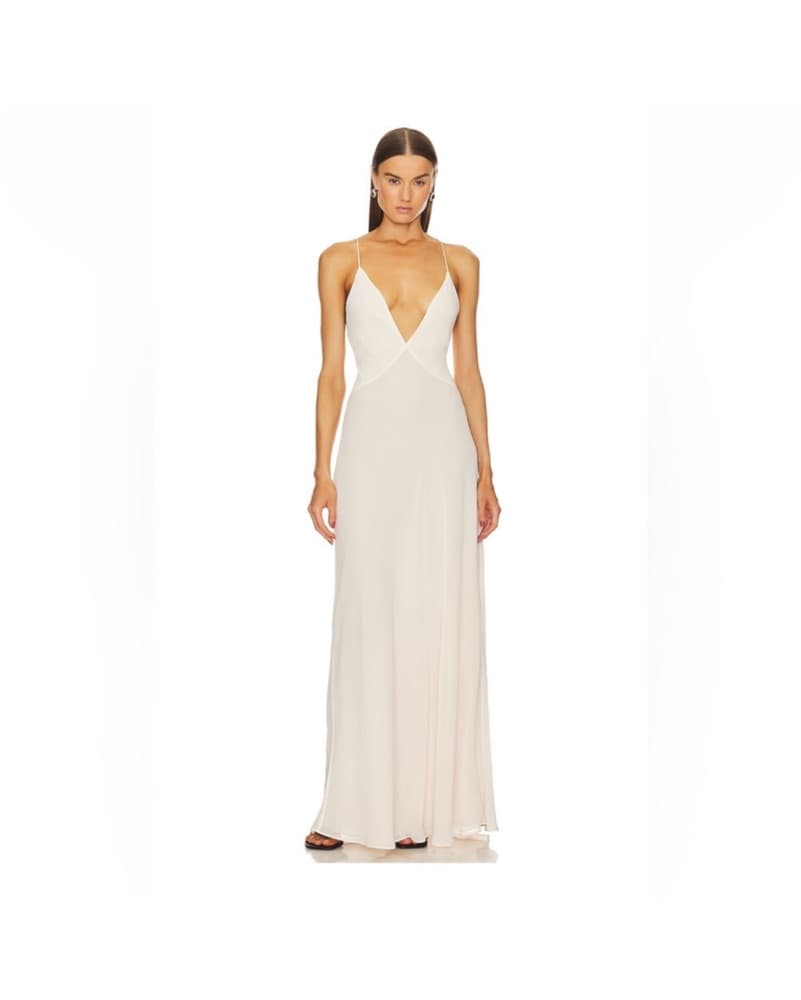 Helsa White Maxi Dress - Image 3