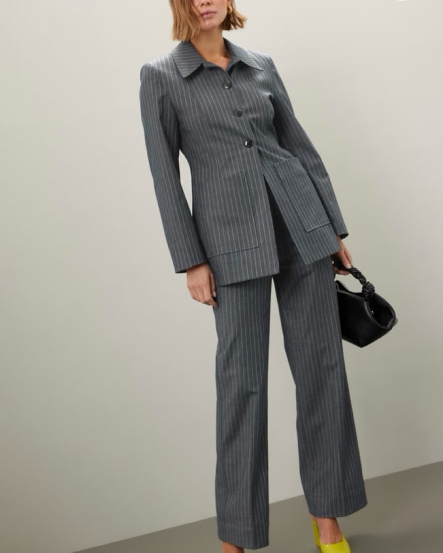 Ganni Striped Blazer - Image 4