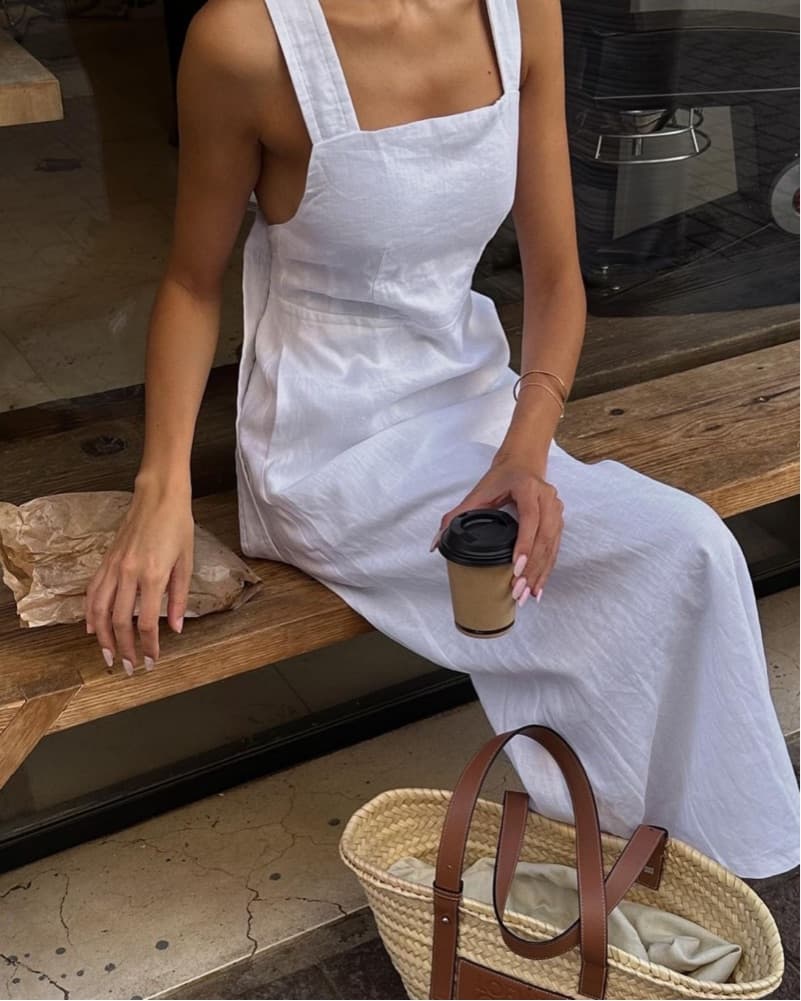 DISSH Zadie Linen Midi Dress - Image 4