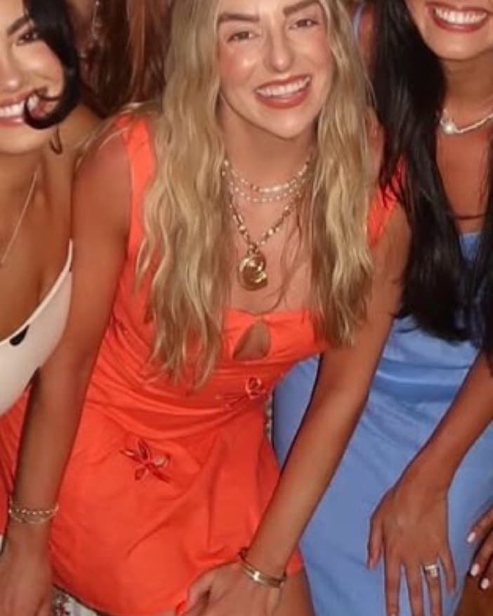 Orange mini dress - Image 2