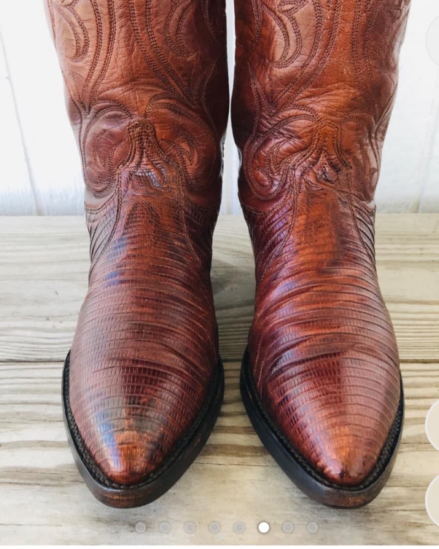 Dan Post - Lizard Cowboy Boots  - Image 3