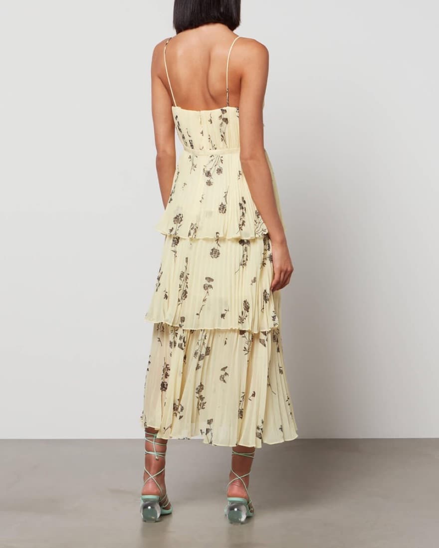 Self Portrait Tiered Midi Dress - Image 3