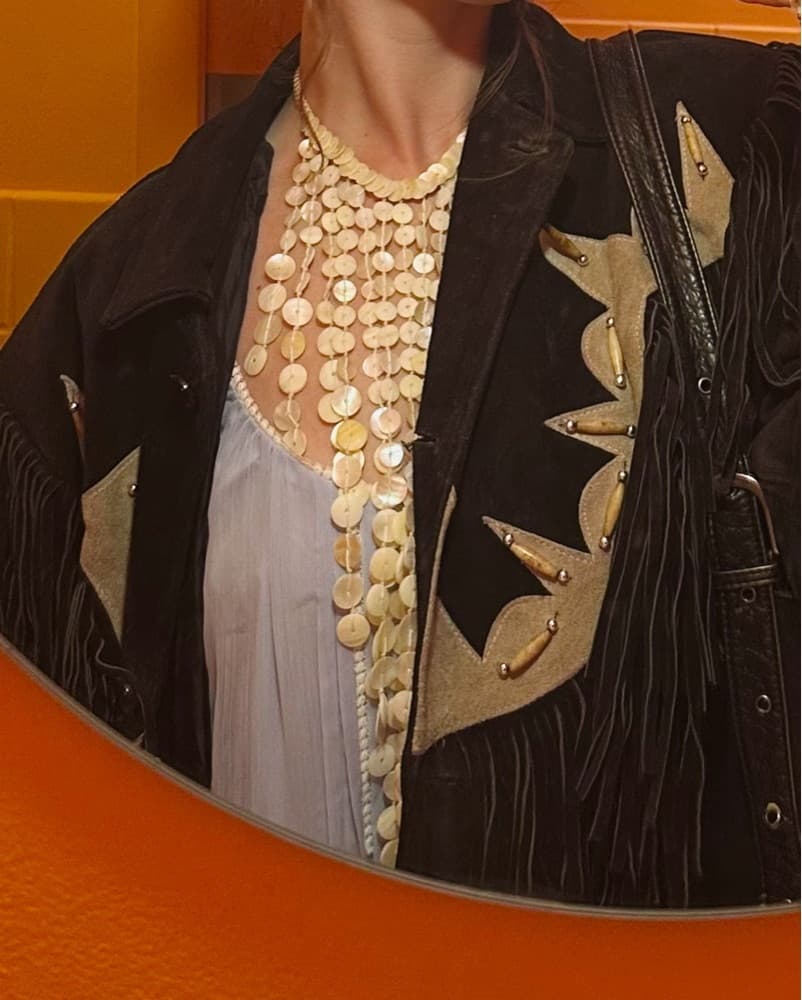 Shell Statement Necklace - Image 3
