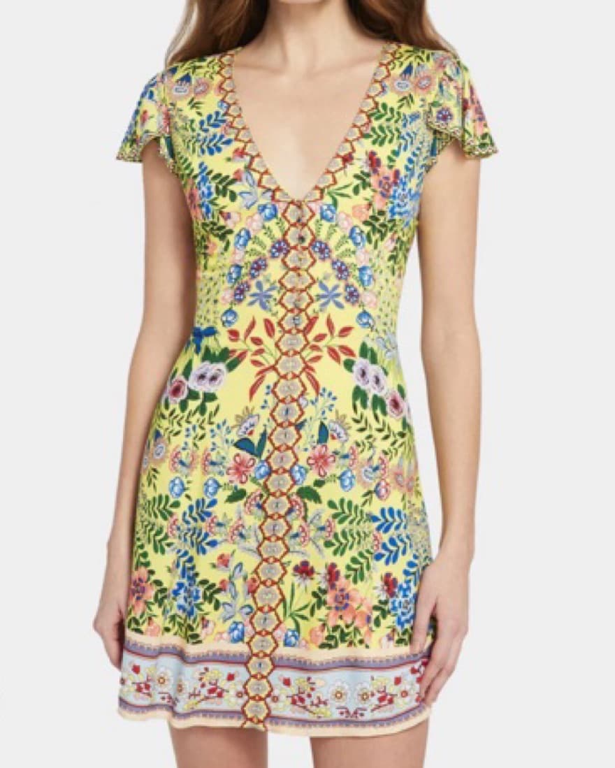 Alice + Olivia Hadley Floral Flare - Image 1