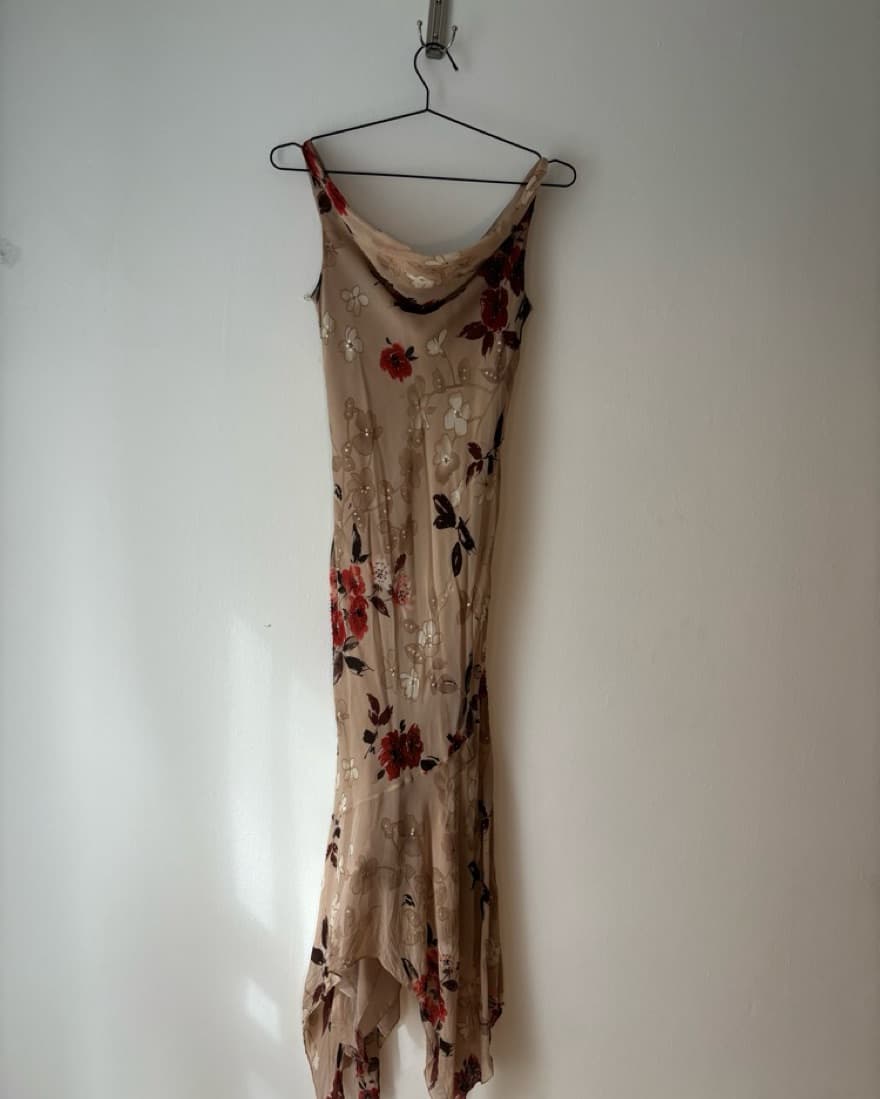 Vintage silk Sue Wong style gown  - Image 2