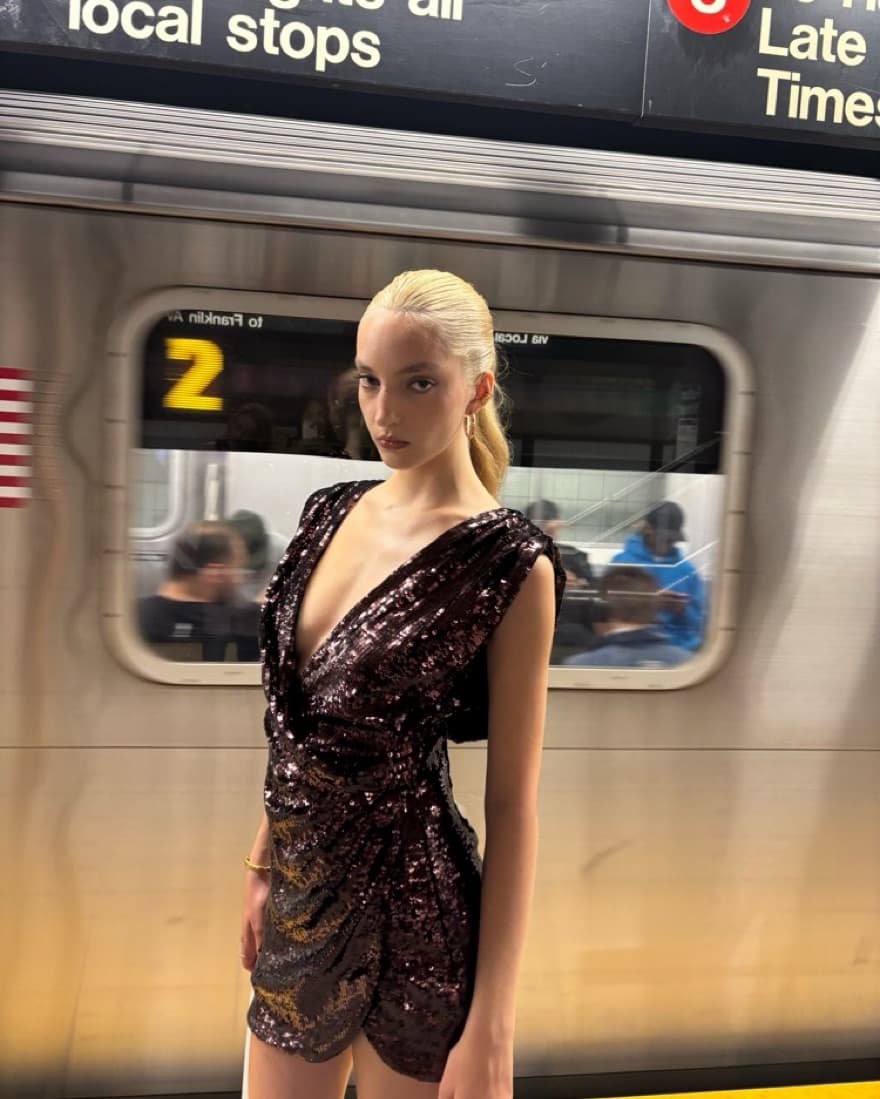 Aknvas Sequin Mini Dress  - Image 2
