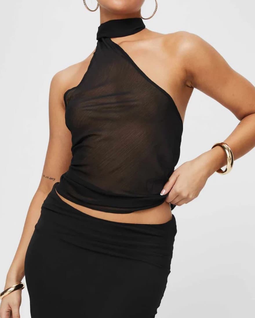 Lioness Sheer Tie Top  - Image 2