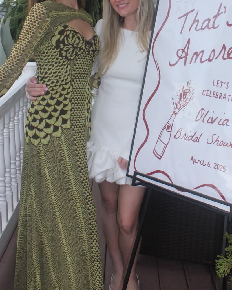 AFRM Cyr Maxi Dress Illusion Dress - Image 3