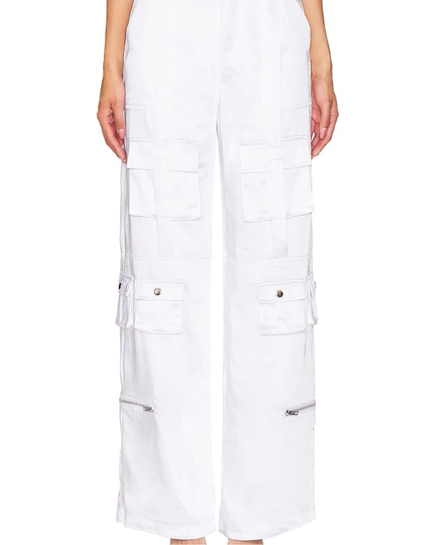BY.DYLN White Cargo Pants - Image 5