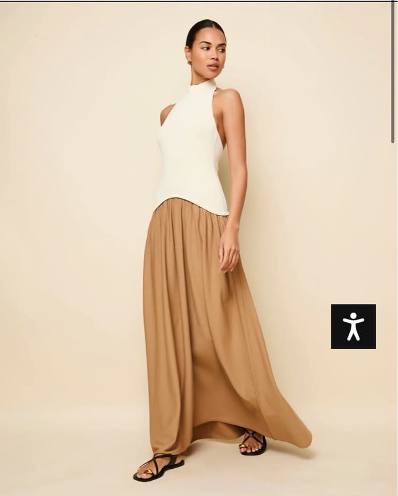 Solid & Striped Halter Soglio Dress - Image 1