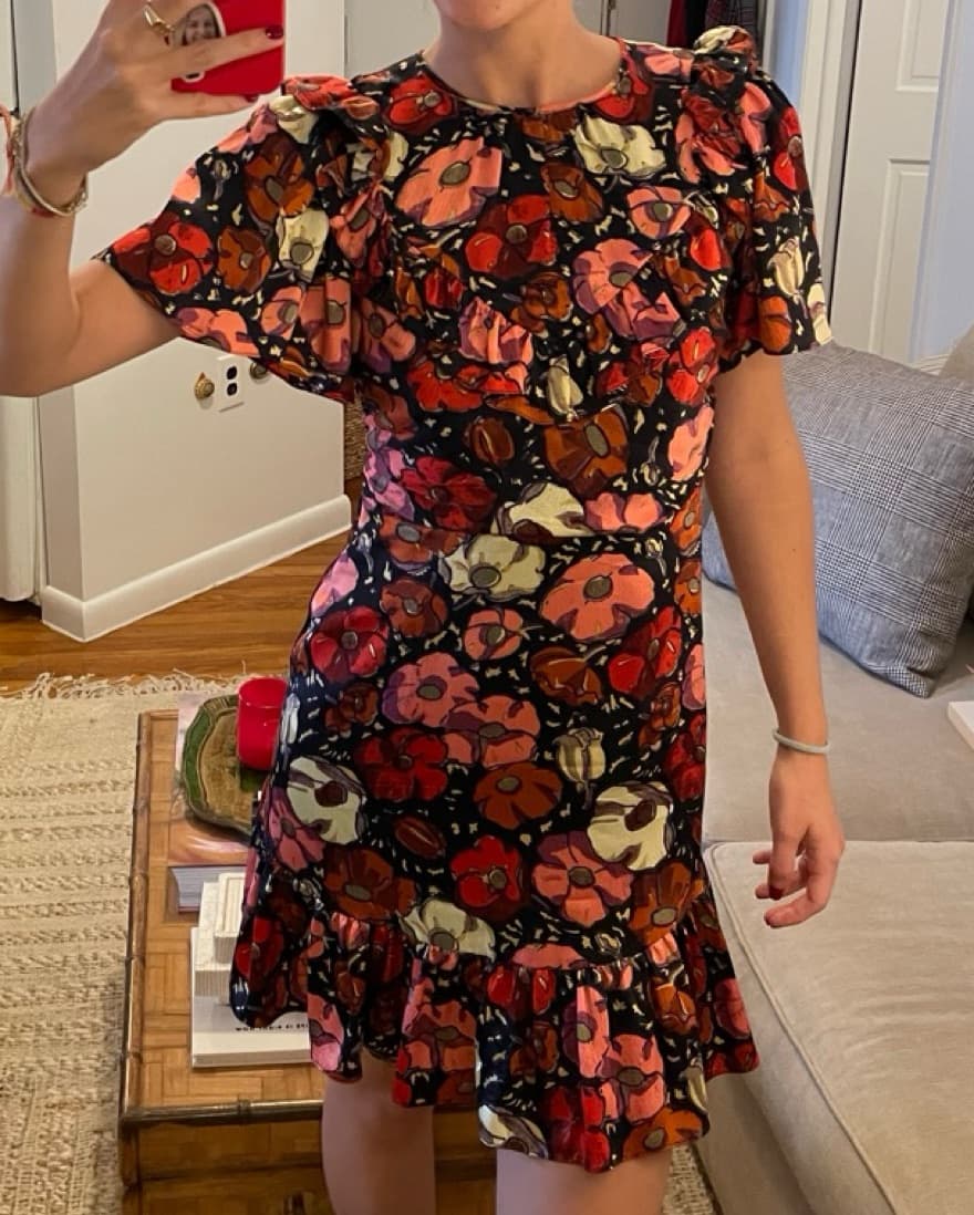Cinq A Sept Floral Mini Dress - Image 2